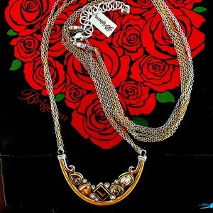 Brighton Lioness two-tone necklace. NWT